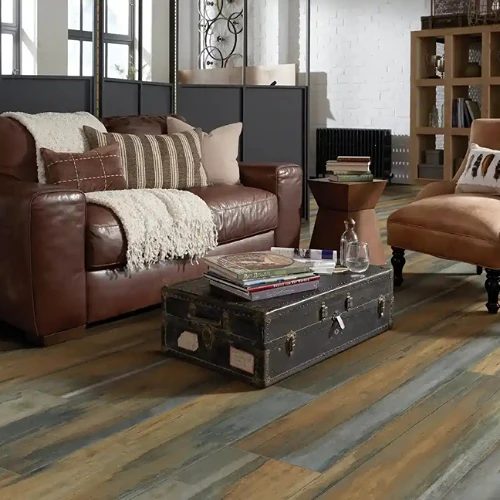 light pine flooring in living room